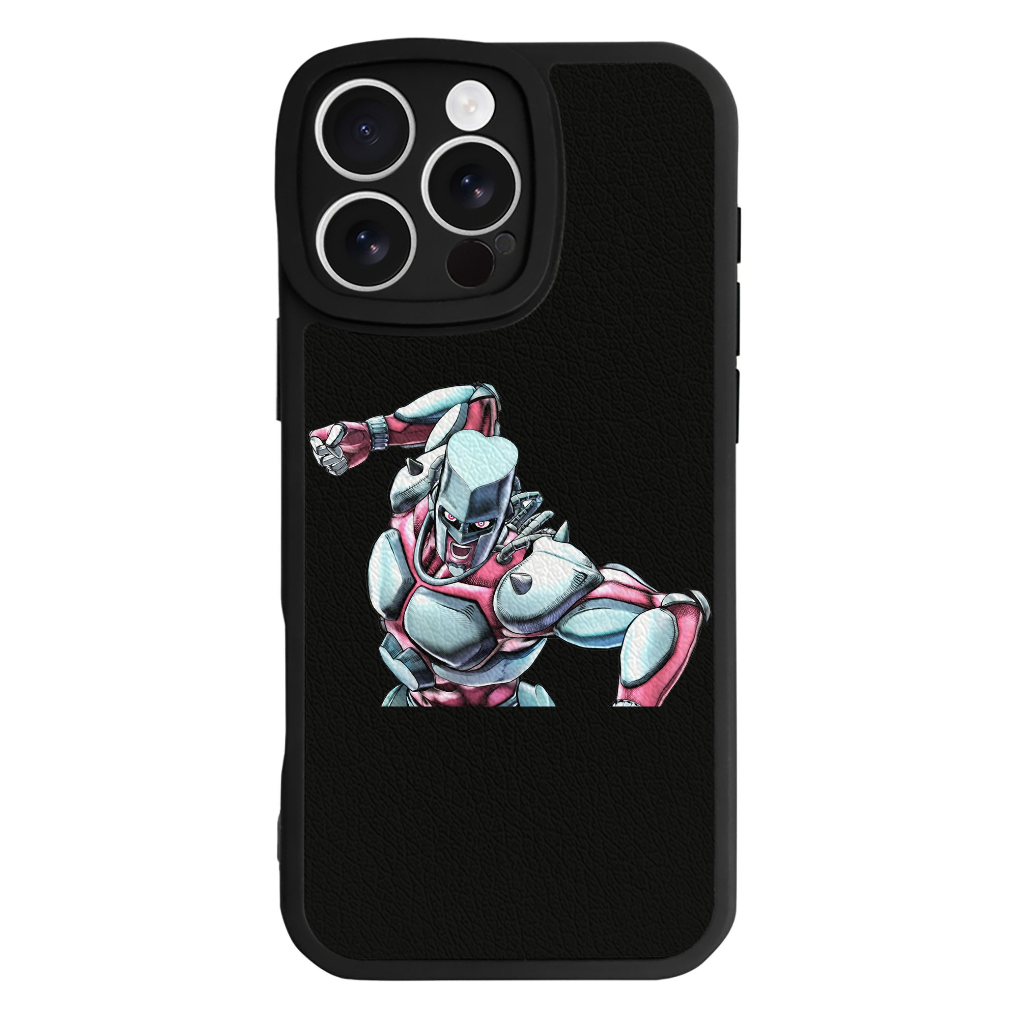 （画像用） ジョジョの奇妙な冒険 ひがしかた じょうすけ JoJo's Bizarre Adventure Higashikata Josuke 【iPhone 16シリーズ対応】シリコンスマホケース（レザー調） 材質：シリコン